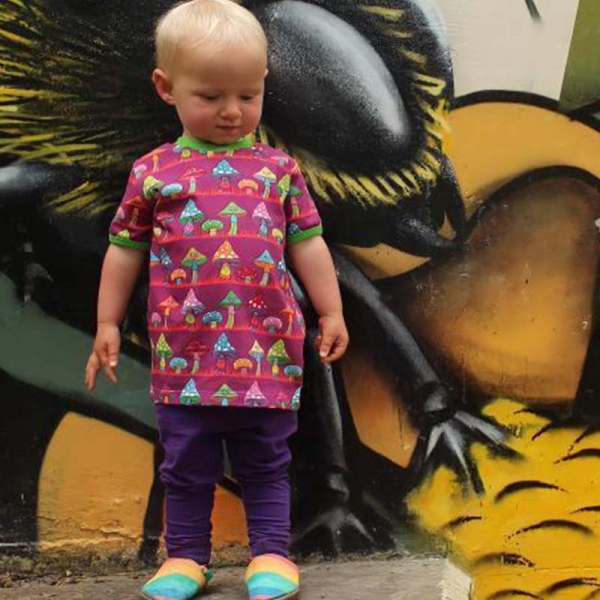 Beb & Ooo Organic T-shirt - Magical Mushrooms