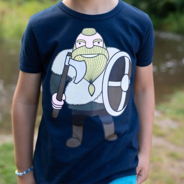 Danefae Harald the Viking T-Shirt - Navy Blue