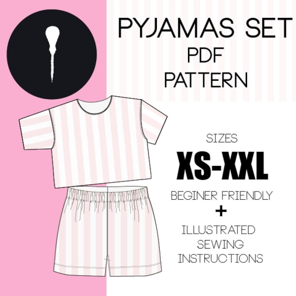 Pajamas Set PDF Pattern.