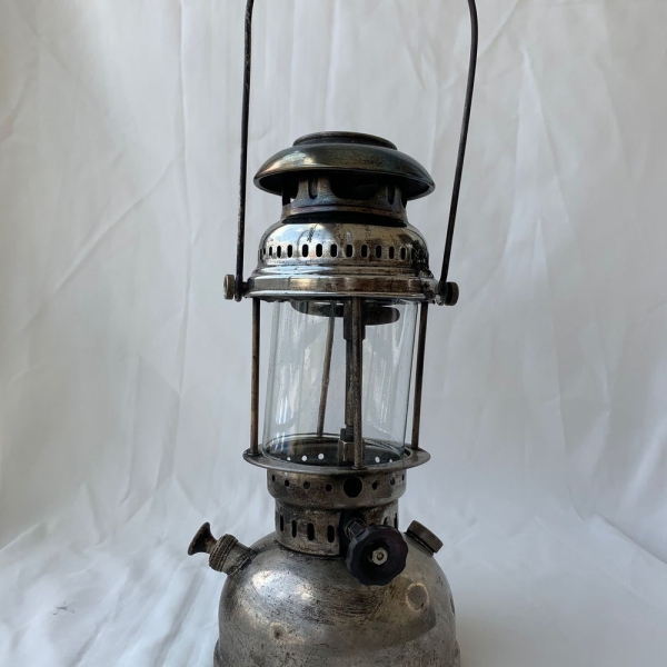 Swedish-Made Optimus Brand Mixed Fuel Antique Camp Lamp