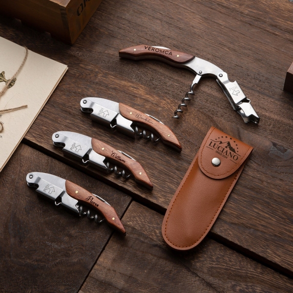 Custom Wine Opener Engraved,Custom Wine Opener,Wedding Favor,Groomsmen Gift,Wedding Opener,Birthday Gift Men,Employee Gifts,Party Gifts