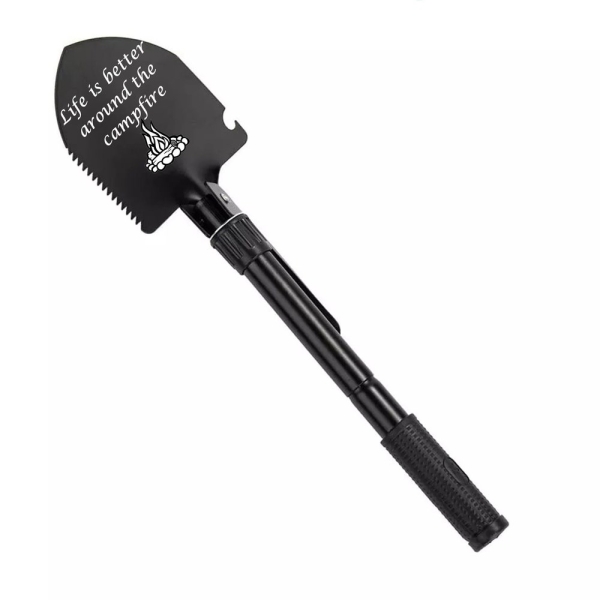 Personalized SHOVEL Foldable Portable Custom Laser Engraved Mother's Father's Day Christmas Gift for Camping Outdoor Wedding Gardening - 16"