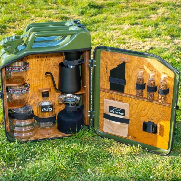 Jerry Can Minibar, Handmade Coffee Set, Customized Coffee Jerry Can, Handmade Travel Kit, Coffee Jerry Can
