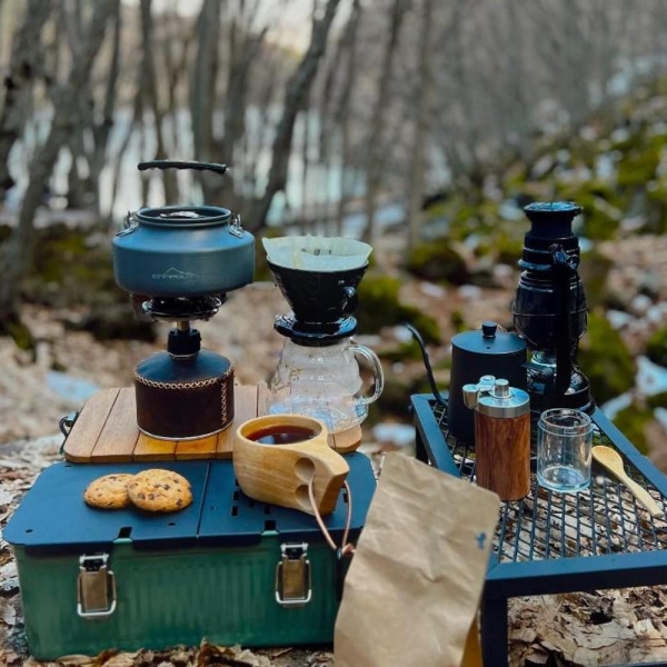 Outdoor Camp  Can be carried in the Stanley Lunch Box. Camping Gas Cover, Genuine Leather Fuel Canister Protector, Camping Stove Gas Cover