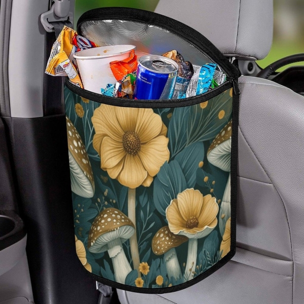Mushroom Car Trash Bin - Perfect RV Accessory and Thoughtful Camping Gift