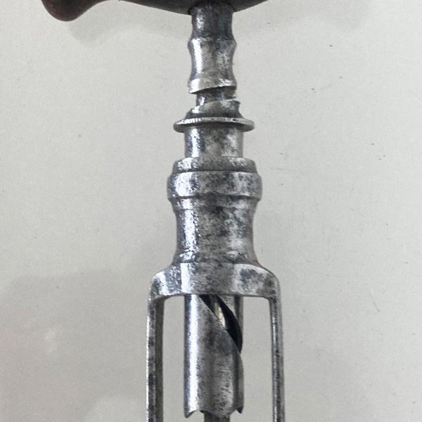 Rare, antique, German corkscrew made by Louis Kummer with rack and pinion and catch and clutch