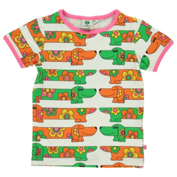 Smafolk Sausage Dog T-Shirt - Cream