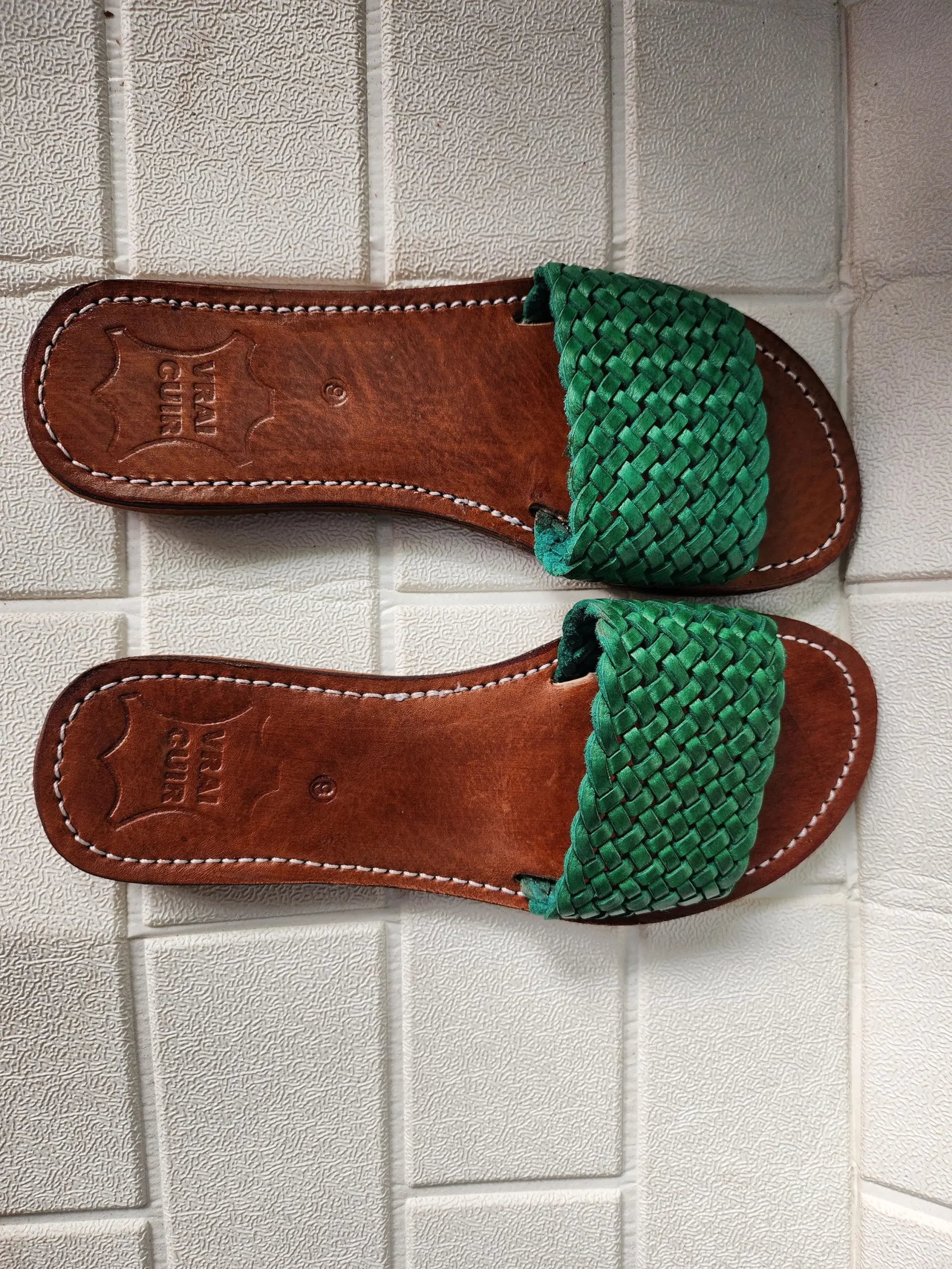 Women’s Braided Leather Summer Moroccan Sandals