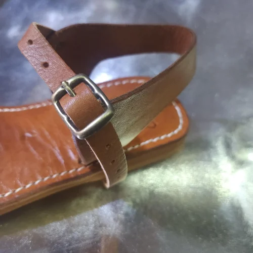 Women’s Brown Moroccan Leather Fall Sandals